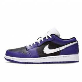 Nike Air Jordan 1 Low Tops Court Sko Til Damer Lilla