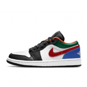 Nike Air Jordan 1 Low Tops Farve Sko Til Mænd Flerfarvet
