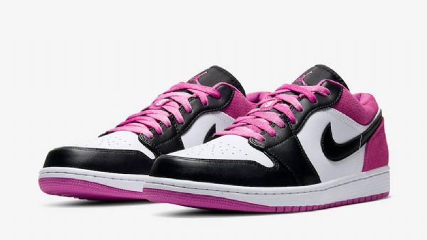 Nike Air Jordan 1 Low Tops Fuchsia Sko Til Mænd