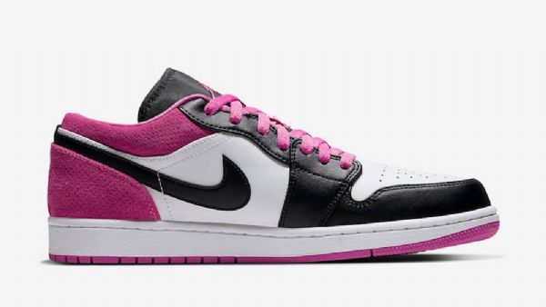 Nike Air Jordan 1 Low Tops Fuchsia Sko Til Mænd