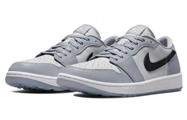Nike Air Jordan 1 Low Tops Golf Atletiksko Til Mænd Grå