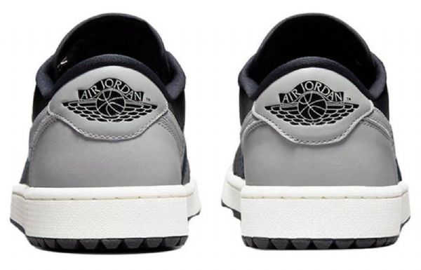 Nike Air Jordan 1 Low Tops Golf Atletiksko Til Mænd Sort Grå