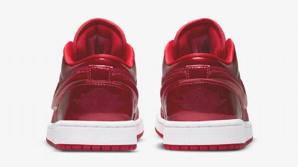 Nike Air Jordan 1 Low Tops Granatæble Sko Til Damer Rød