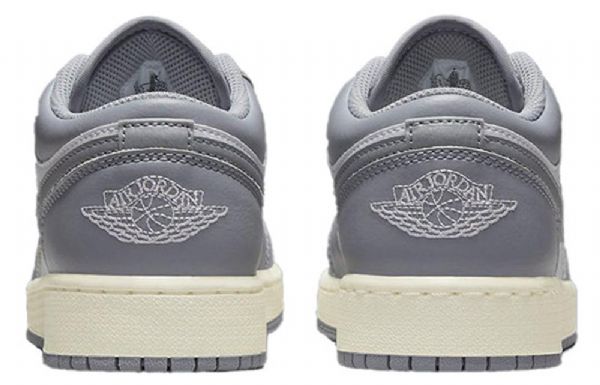 Nike Air Jordan 1 Low Tops Gs Basketball Sko Til Mænd Grå