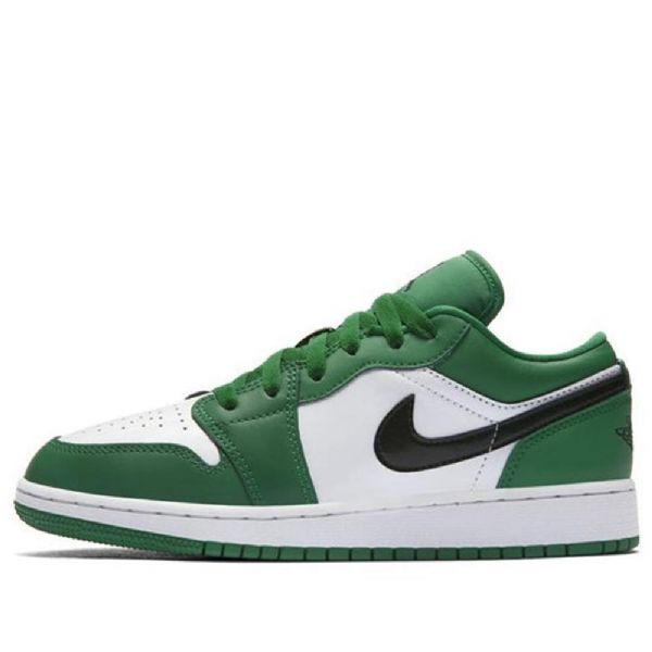 Nike Air Jordan 1 Low Tops Gs Basketball Sko Til Mænd Grøn