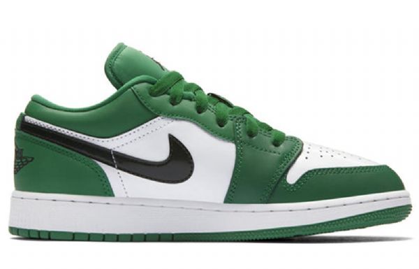 Nike Air Jordan 1 Low Tops Gs Basketball Sko Til Mænd Grøn