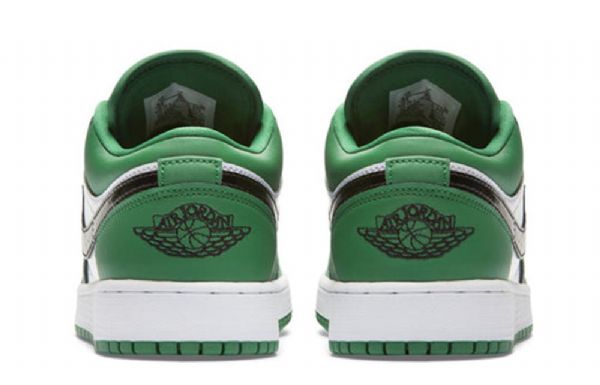 Nike Air Jordan 1 Low Tops Gs Basketball Sko Til Mænd Grøn