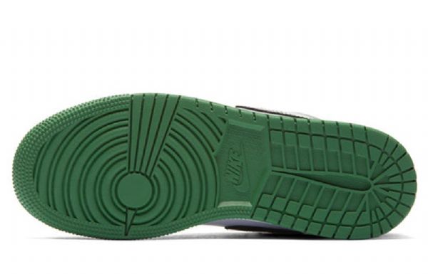 Nike Air Jordan 1 Low Tops Gs Basketball Sko Til Mænd Grøn
