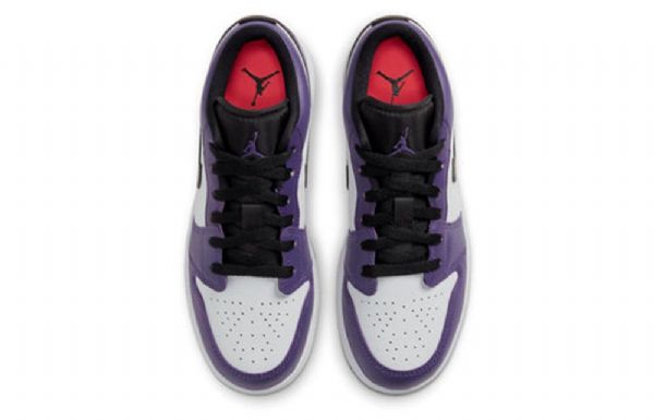 Nike Air Jordan 1 Low Tops Gs Basketball Sko Til Mænd Lilla