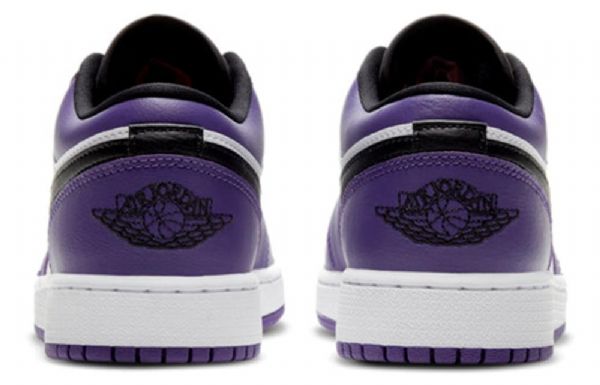 Nike Air Jordan 1 Low Tops Gs Basketball Sko Til Mænd Lilla