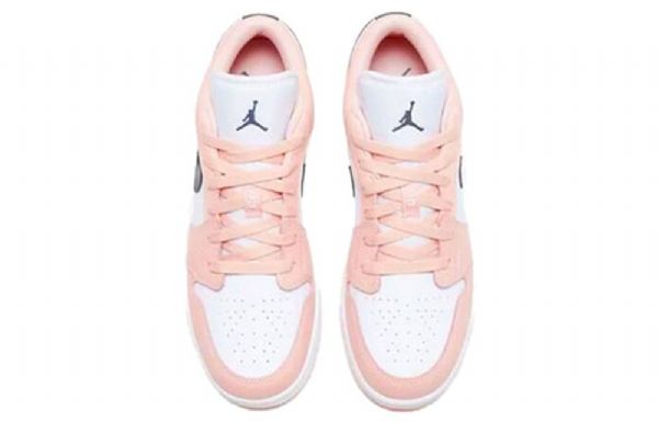 Nike Air Jordan 1 Low Tops Gs Basketball Sko Til Mænd Lys Lyserød