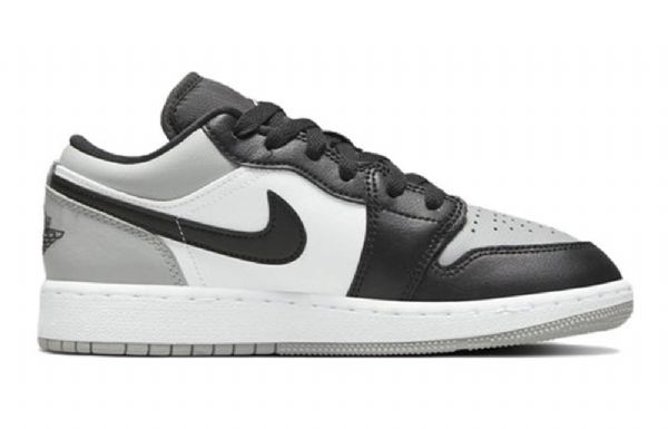 Nike Air Jordan 1 Low Tops Gs Basketball Sko Til Mænd Lysegrå