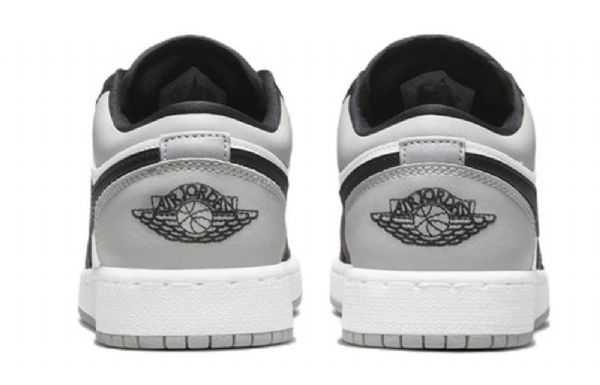 Nike Air Jordan 1 Low Tops Gs Basketball Sko Til Mænd Lysegrå
