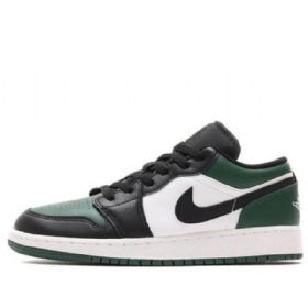 Nike Air Jordan 1 Low Tops Gs Retro Basketball Sko Til Mænd Grøn