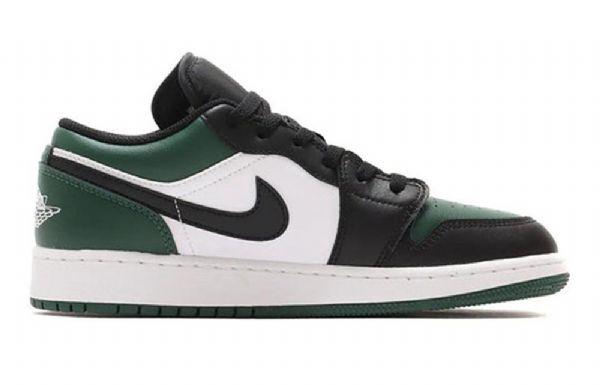 Nike Air Jordan 1 Low Tops Gs Retro Basketball Sko Til Mænd Grøn