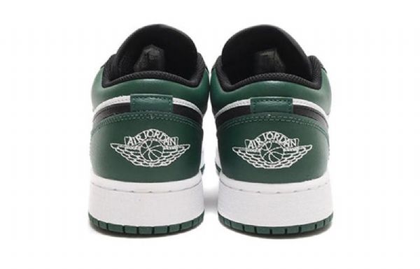 Nike Air Jordan 1 Low Tops Gs Retro Basketball Sko Til Mænd Grøn