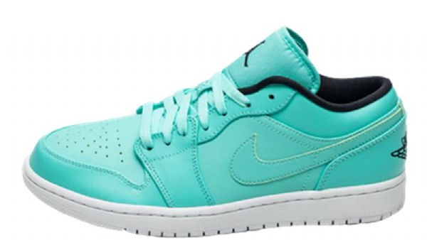 Nike Air Jordan 1 Low Tops Hyper Sko Til Mænd Turkis