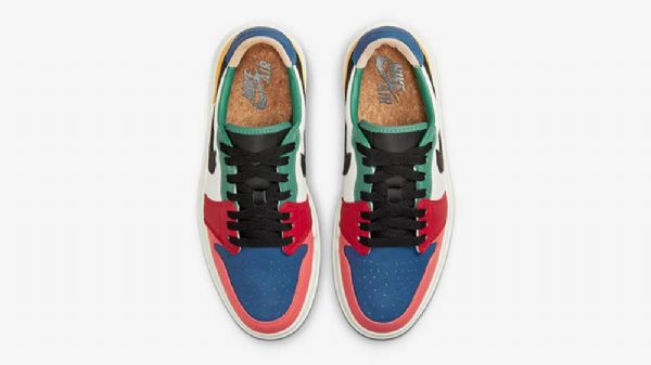 Nike Air Jordan 1 Low Tops Lv8d Sko Til Damer Flerfarvet
