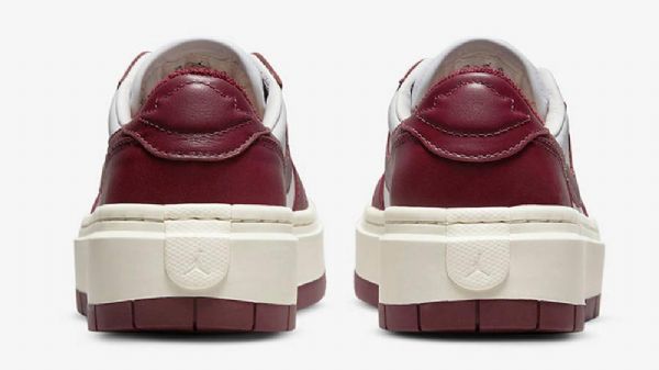 Nike Air Jordan 1 Low Tops Lv8d Team Sko Til Damer Burgundy Rød
