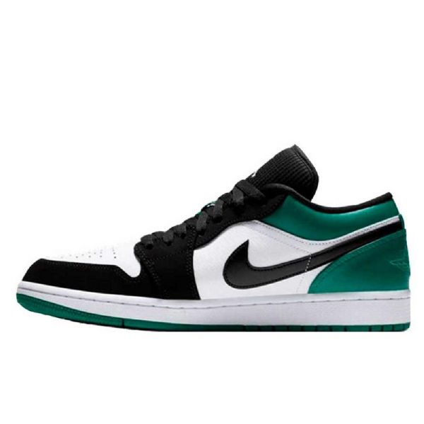Nike Air Jordan 1 Low Tops Mystic Sko Til Mænd Sort Grøn