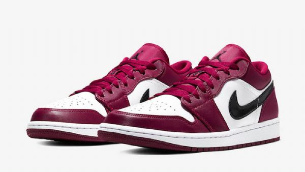 Nike Air Jordan 1 Low Tops Noble Sko Til Mænd Rød