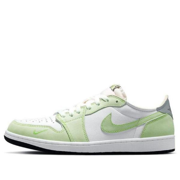 Nike Air Jordan 1 Low Tops Og Retro Basketballsko Til Mænd Grøn