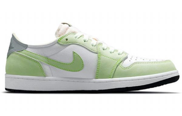 Nike Air Jordan 1 Low Tops Og Retro Basketballsko Til Mænd Grøn