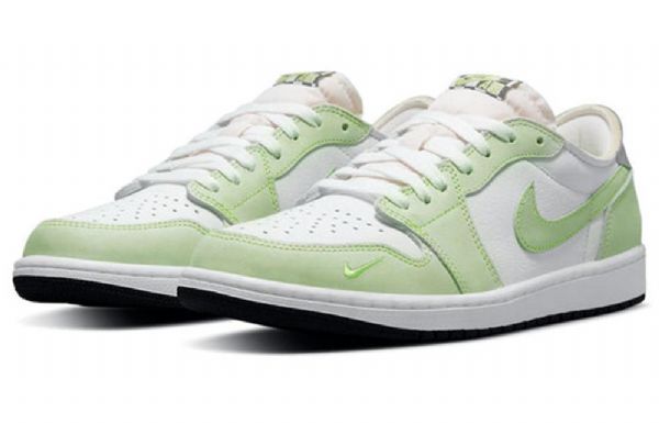 Nike Air Jordan 1 Low Tops Og Retro Basketballsko Til Mænd Grøn