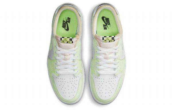 Nike Air Jordan 1 Low Tops Og Retro Basketballsko Til Mænd Grøn