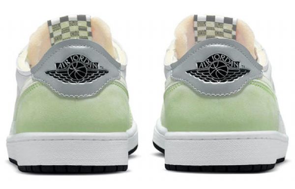 Nike Air Jordan 1 Low Tops Og Retro Basketballsko Til Mænd Grøn