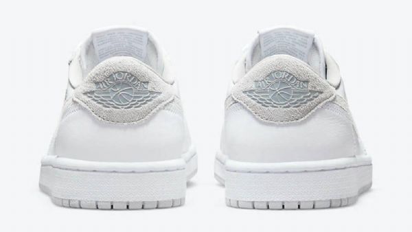 Nike Air Jordan 1 Low Tops Og Sko Til Damer Hvid Grå
