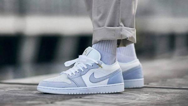 Nike Air Jordan 1 Low Tops Paris Sko Til Damer Grå