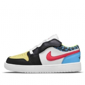 Nike Air Jordan 1 Low Tops Ps Retro Basketball Sko Til Mænd Flerfarvet