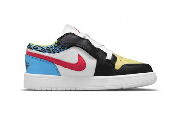 Nike Air Jordan 1 Low Tops Ps Retro Basketball Sko Til Mænd Flerfarvet