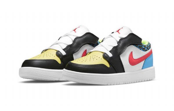 Nike Air Jordan 1 Low Tops Ps Retro Basketball Sko Til Mænd Flerfarvet