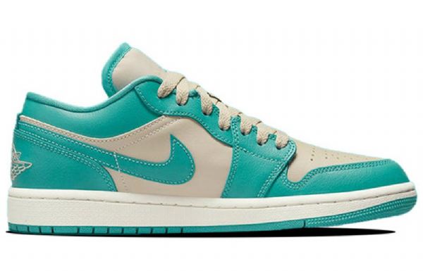 Nike Air Jordan 1 Low Tops Retro Basketball Sko Til Damer Beige