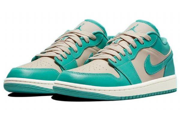 Nike Air Jordan 1 Low Tops Retro Basketball Sko Til Damer Beige