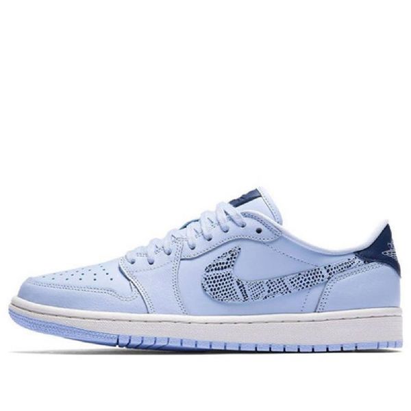 Nike Air Jordan 1 Low Tops Retro Basketball Sko Til Damer Blå