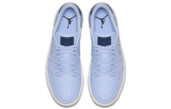 Nike Air Jordan 1 Low Tops Retro Basketball Sko Til Damer Blå