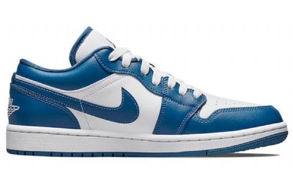 Nike Air Jordan 1 Low Tops Retro Basketball Sko Til Damer Blå