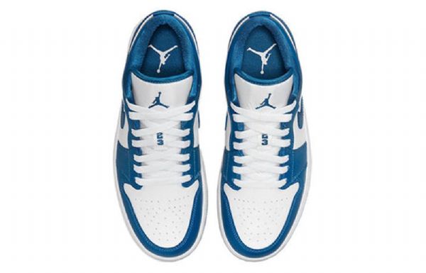 Nike Air Jordan 1 Low Tops Retro Basketball Sko Til Damer Blå
