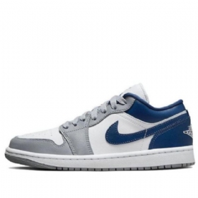 Nike Air Jordan 1 Low Tops Retro Basketball Sko Til Damer Blå