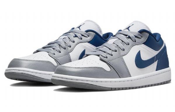 Nike Air Jordan 1 Low Tops Retro Basketball Sko Til Damer Blå