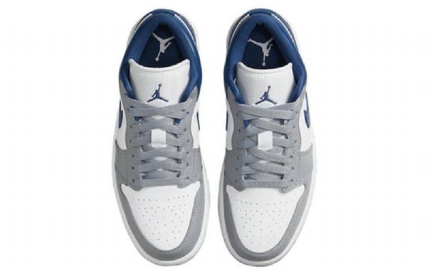 Nike Air Jordan 1 Low Tops Retro Basketball Sko Til Damer Blå