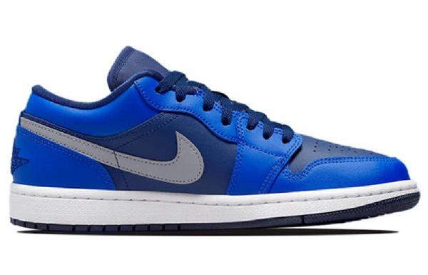 Nike Air Jordan 1 Low Tops Retro Basketball Sko Til Damer Blå Hvid