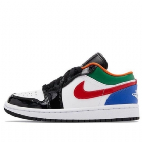 Nike Air Jordan 1 Low Tops Retro Basketball Sko Til Damer Flerfarvet