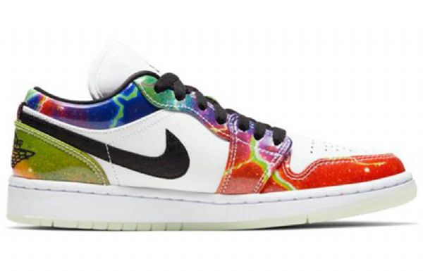 Nike Air Jordan 1 Low Tops Retro Basketball Sko Til Damer Flerfarvet