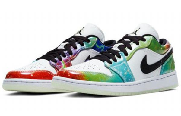 Nike Air Jordan 1 Low Tops Retro Basketball Sko Til Damer Flerfarvet