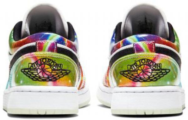 Nike Air Jordan 1 Low Tops Retro Basketball Sko Til Damer Flerfarvet