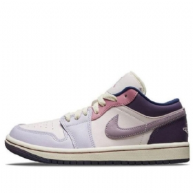 Nike Air Jordan 1 Low Tops Retro Basketball Sko Til Damer Flerfarvet